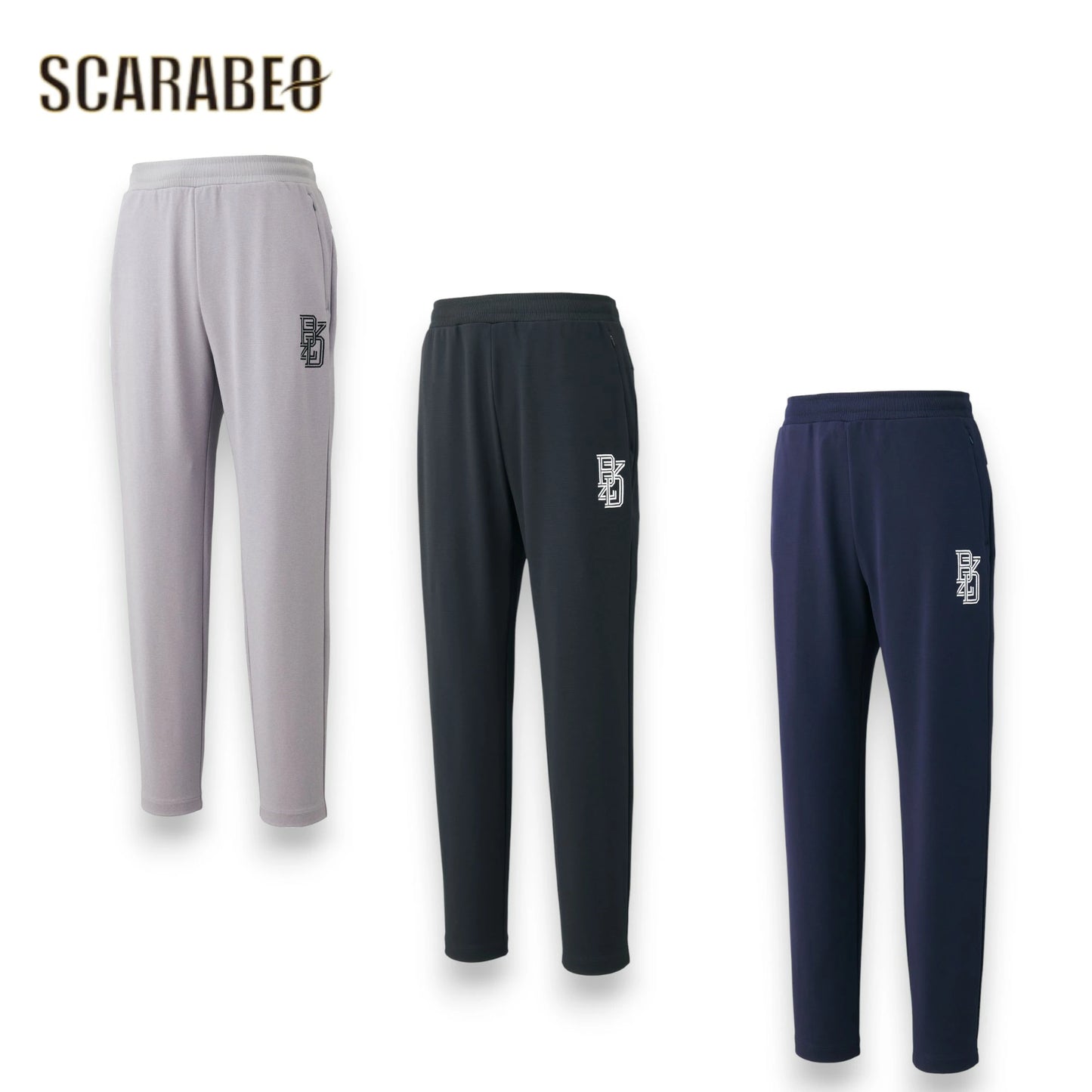 ZETT by BEAMS DESIGN スウェットパンツ メンズ レディース ニット素材 軽量 伸縮性 グレー ブラック ネイビー BOS75004P トレーニング カジュアル スポーツ bos75004p