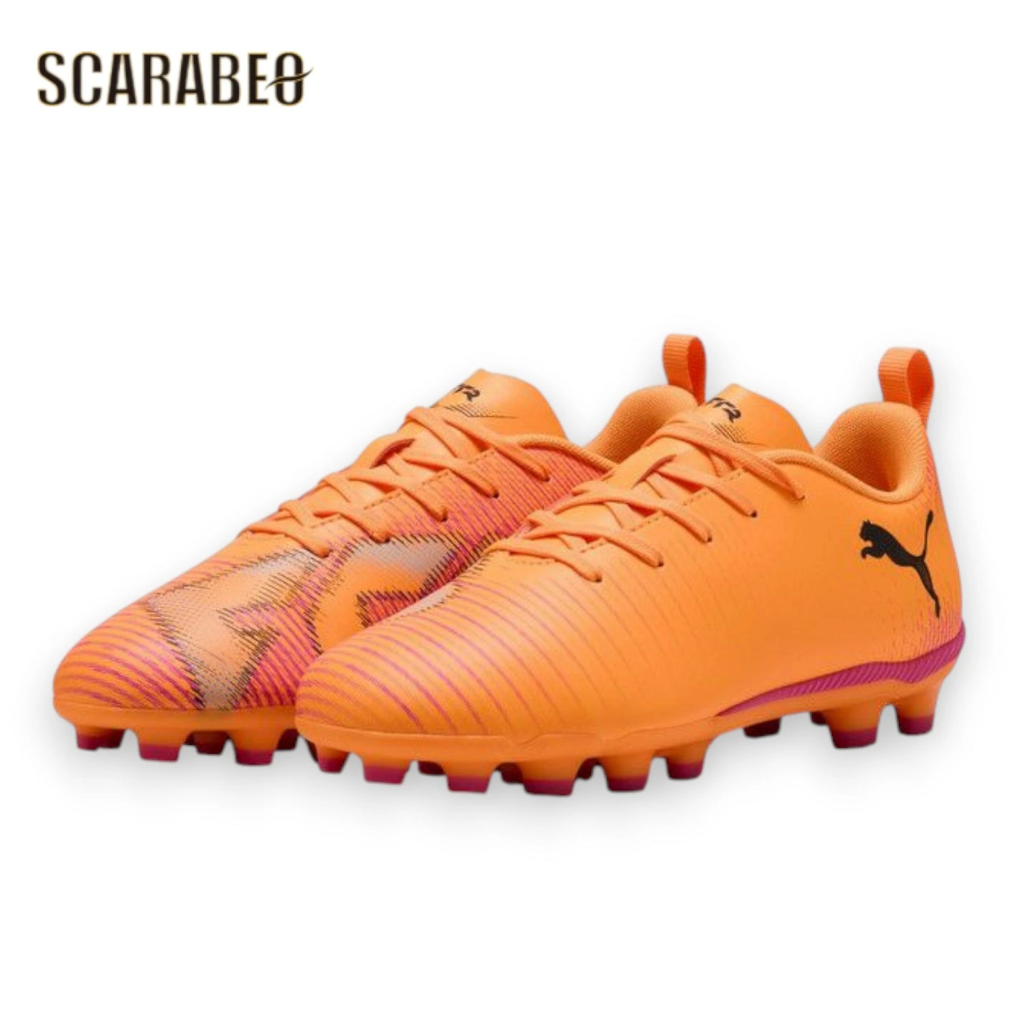 プーマ フューチャー 8 プレイ HG/AG+MID ジュニア 108624-03 サッカースパイク 土・人工芝対応 HOT PURSUIT PACK ジュニアスパイク PUMA FUTURE 8 PLAY HG/AG+MID Jr 25AW 108624-03