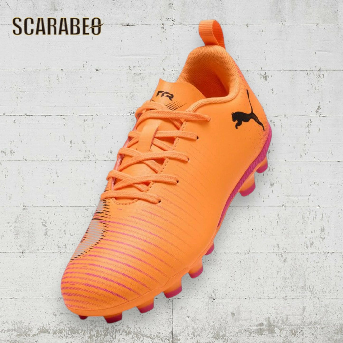 プーマ フューチャー 8 プレイ HG/AG+MID ジュニア 108624-03 サッカースパイク 土・人工芝対応 HOT PURSUIT PACK ジュニアスパイク PUMA FUTURE 8 PLAY HG/AG+MID Jr 25AW 108624-03