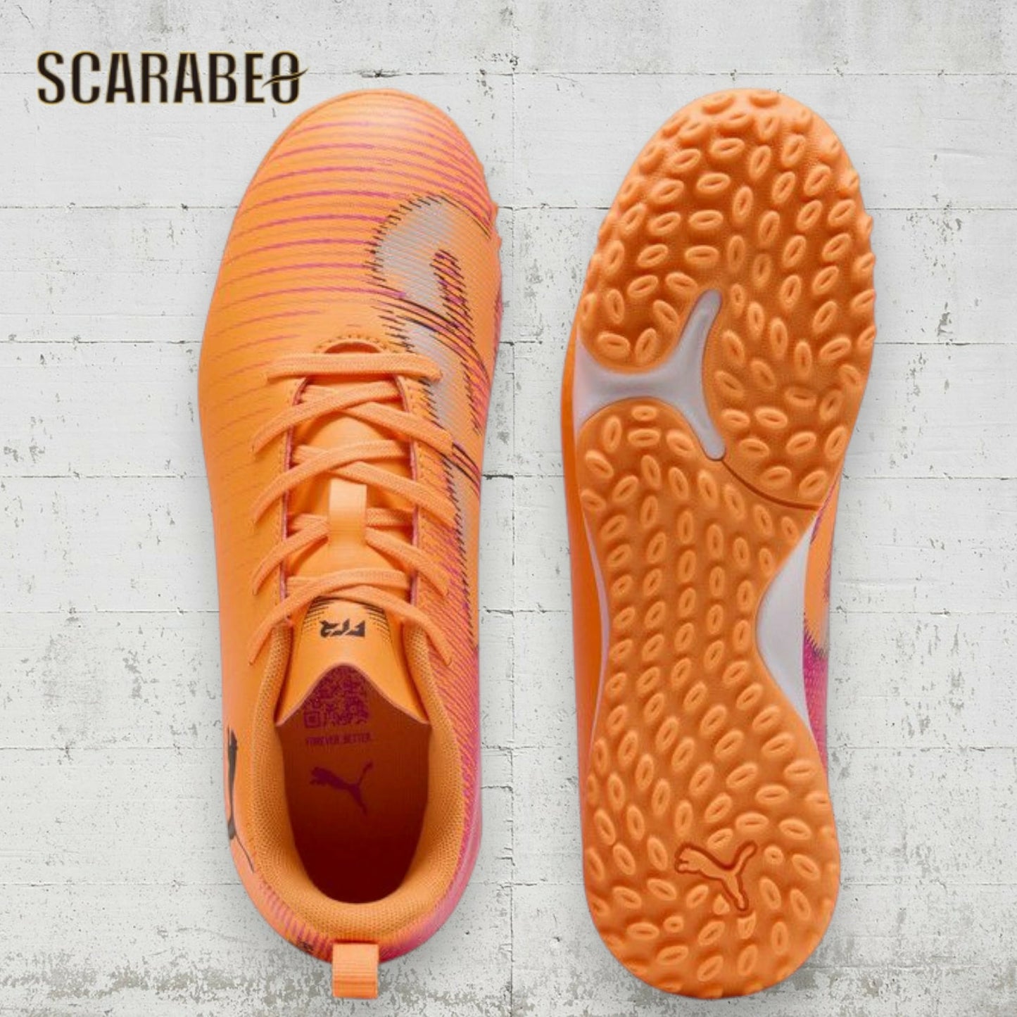 プーマ フューチャー 8 プレイ TT+MID ジュニア 108625-03 サッカースパイク 土・人工芝対応 HOT PURSUIT PACK ジュニアスパイク PUMA FUTURE 8 PLAY TT+MID Jr 25AW 108625-03