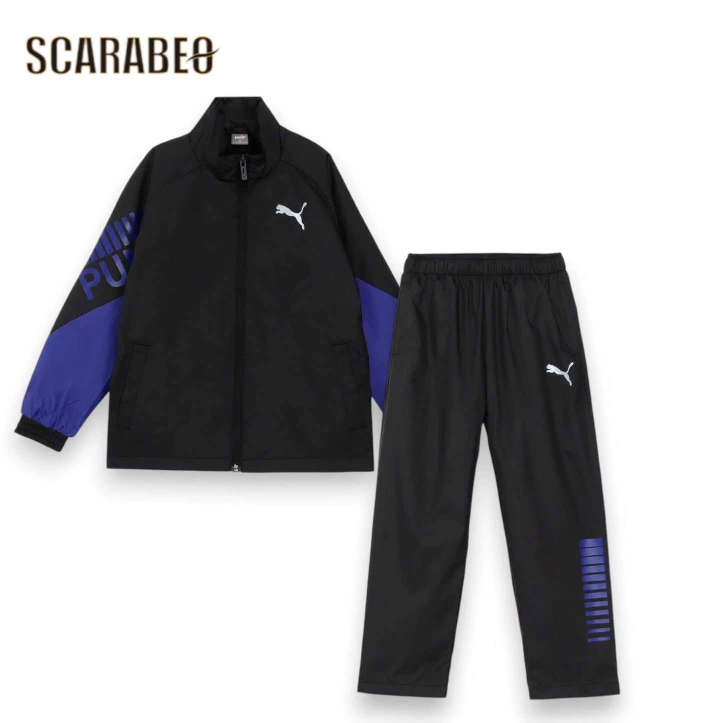 プーマ PUMA ジュニア キッズ 子供 ウインドブレーカー 上下セット 683616 683617 WINDCELL トレーニングウェア サッカー スポーツ 運動 会 学校 683616-683617