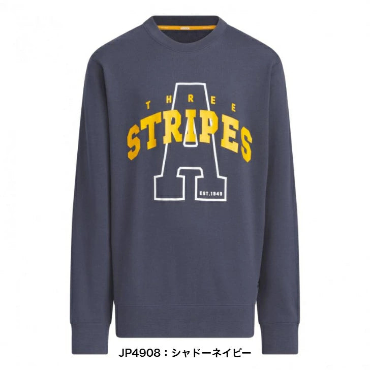 アディダス adidas ジュニア キッズ クルースウェット U CLG トレーナー 子供用 長袖 スウェットシャツ JP4908 JP4909 JP4910 スポーツウェア カレッジルック kpx91