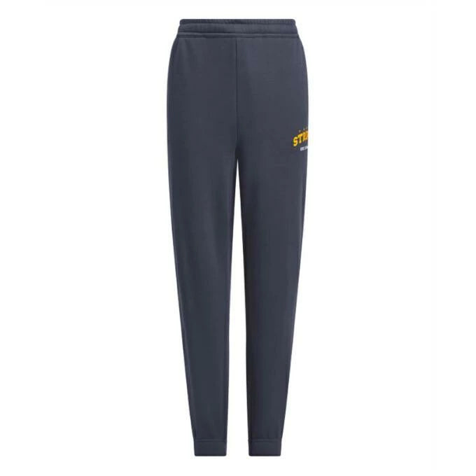 アディダス adidas キッズ ツイル ロングパンツ カレッジパック フレンチテリー 9/10丈 レギュラーフィット ジュニア 伸縮ウエスト ドローコード JP4905 JP4906 JP4907 kpx90