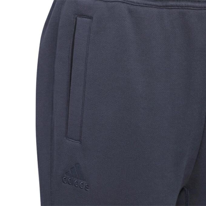 アディダス adidas キッズ ツイル ロングパンツ カレッジパック フレンチテリー 9/10丈 レギュラーフィット ジュニア 伸縮ウエスト ドローコード JP4905 JP4906 JP4907 kpx90