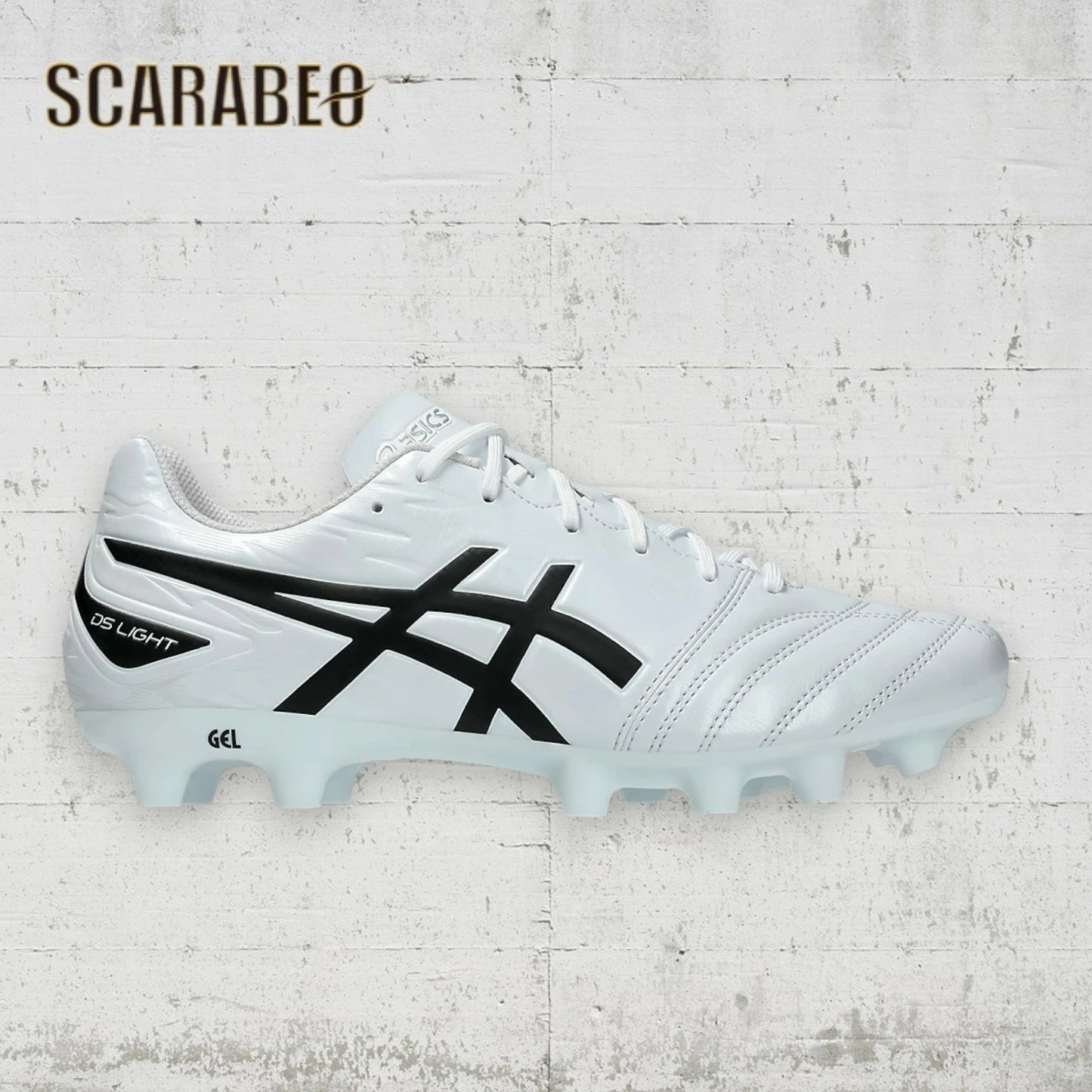 アシックス asics DS LIGHT CLUB WIDE 1103A097-101 サッカー スパイク ワイド 土 天然芝 人工芝 対応 ホワイト×ブラック メンズ 1103a097-101
