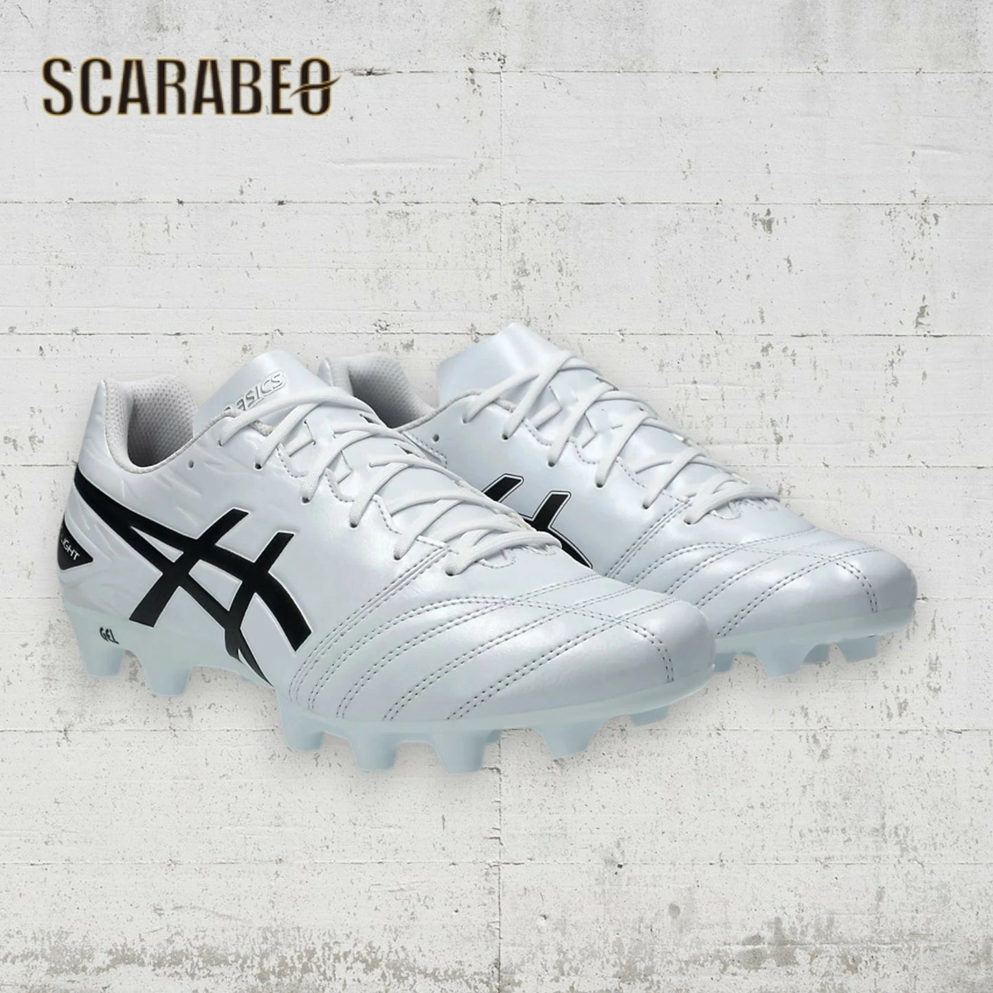 アシックス asics DS LIGHT CLUB WIDE 1103A097-101 サッカー スパイク ワイド 土 天然芝 人工芝 対応 ホワイト×ブラック メンズ 1103a097-101