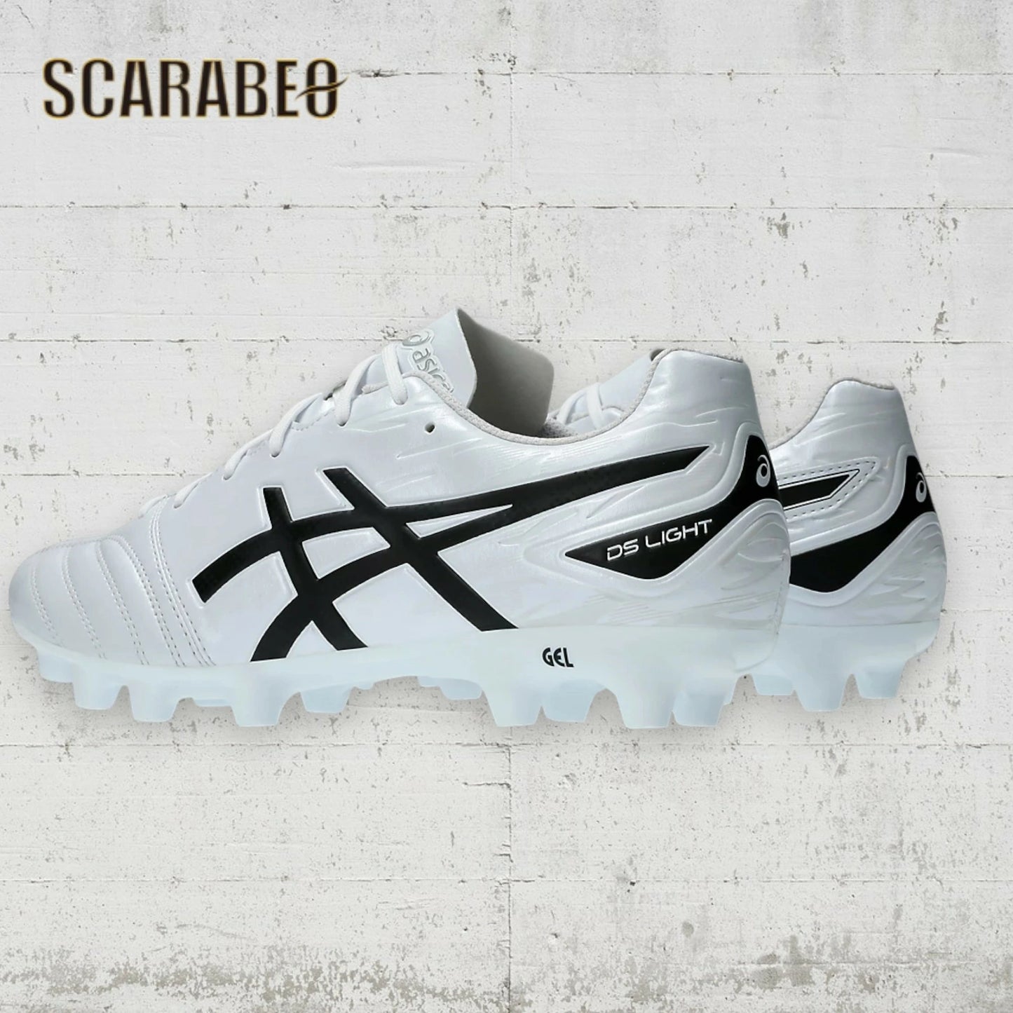 アシックス asics DS LIGHT CLUB WIDE 1103A097-101 サッカー スパイク ワイド 土 天然芝 人工芝 対応 ホワイト×ブラック メンズ 1103a097-101