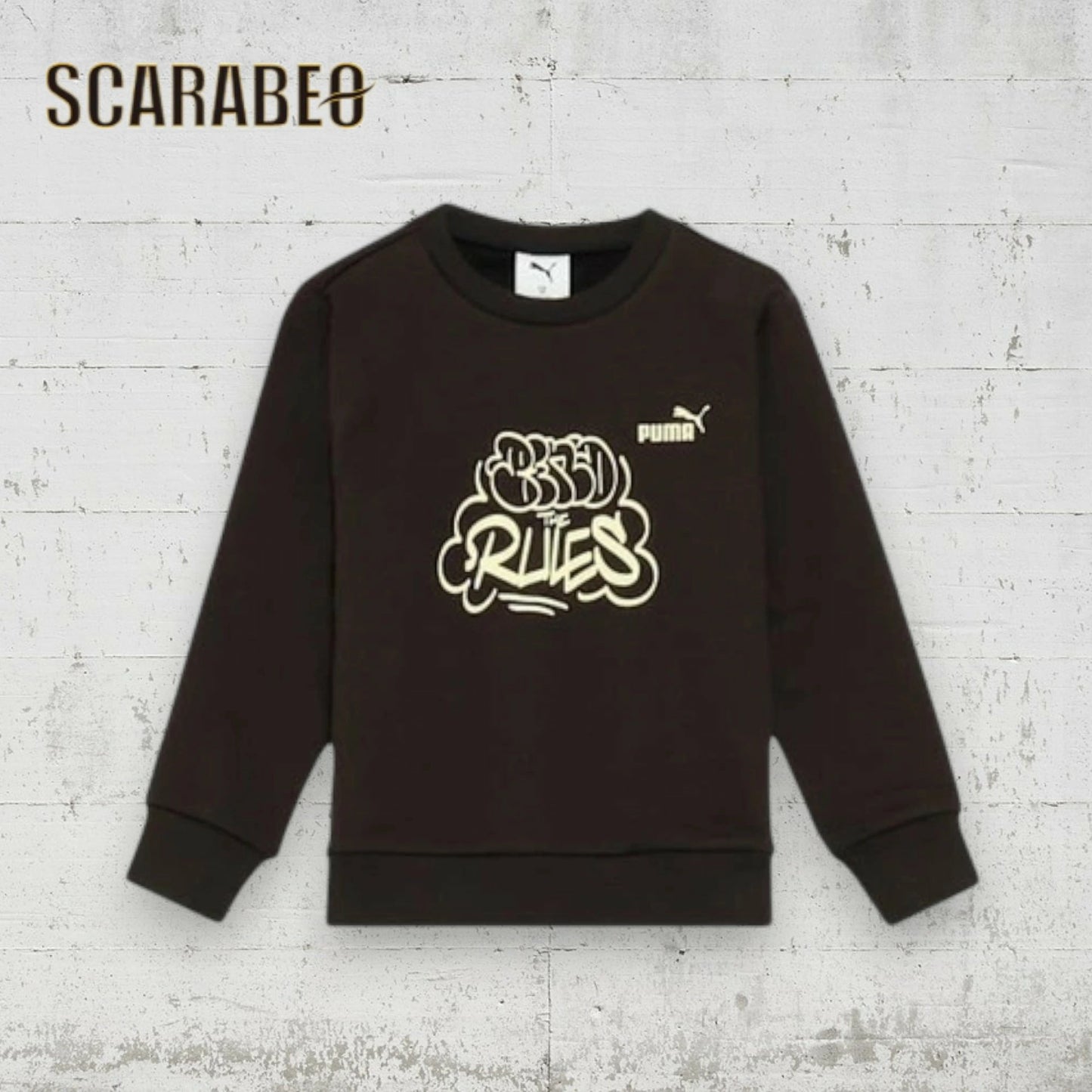 プーマ PUMA ジュニア キッズ 子供 MID90S クルースウェット B 689987 スウェット トレーナー スポーツウェア グラフィック クルーネック 689987