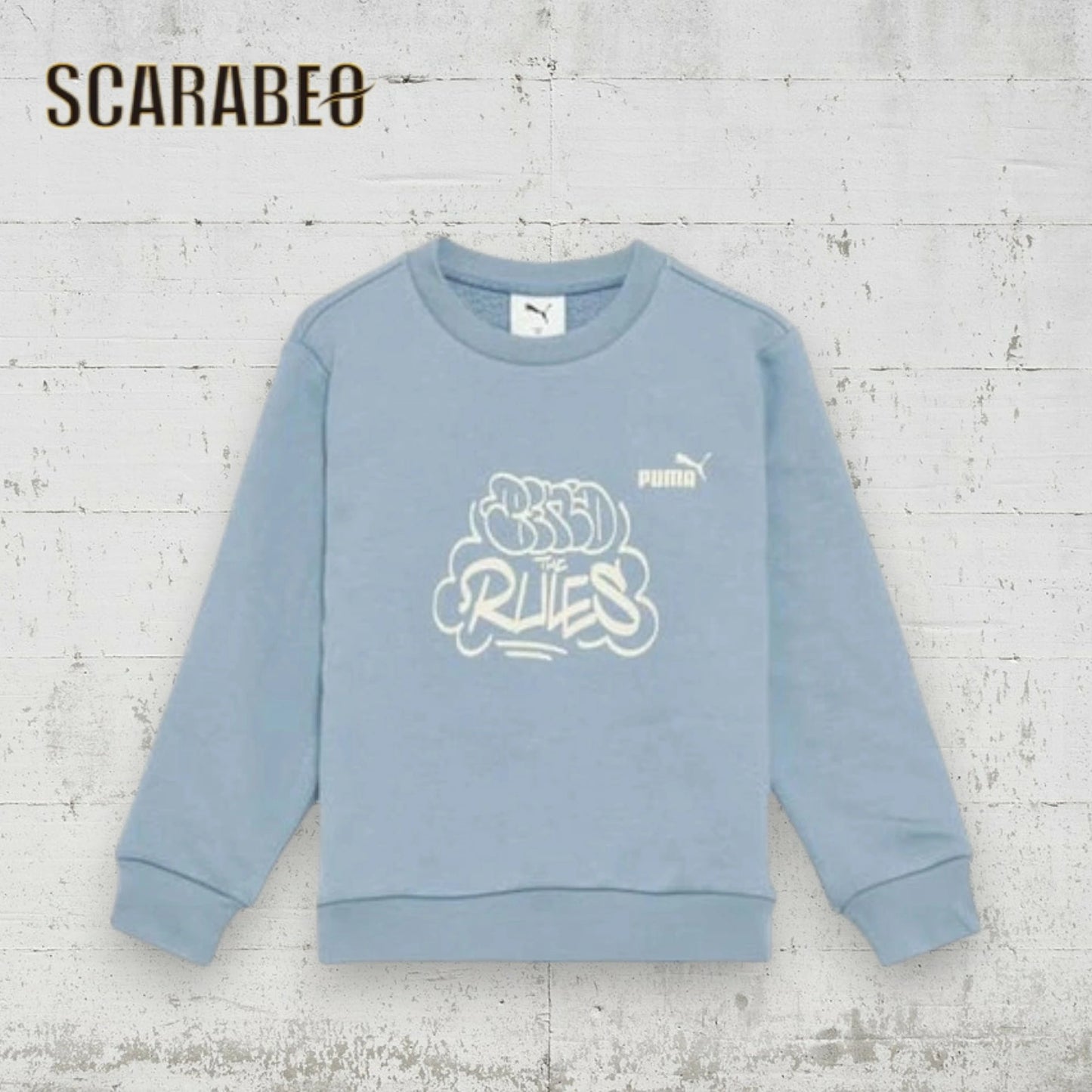 プーマ PUMA ジュニア キッズ 子供 MID90S クルースウェット B 689987 スウェット トレーナー スポーツウェア グラフィック クルーネック 689987