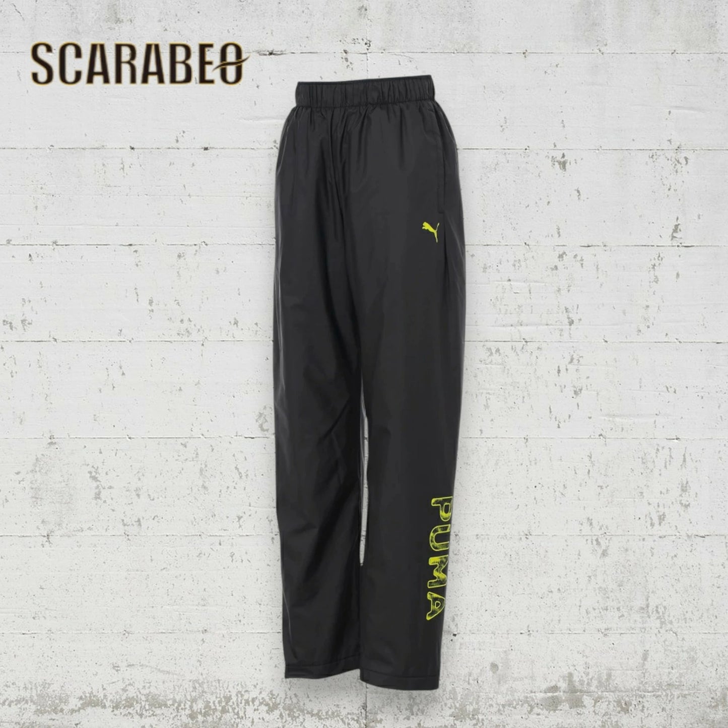 PUMA プーマ ジュニア キッズ 子供 ウインドブレーカー パンツ ACTIVE SPORTS トリコットライニング ウーブンパンツ 689968 防風 撥水 WINDCELL スポーツウェア ロングパンツ ブラック ネイビー 689968