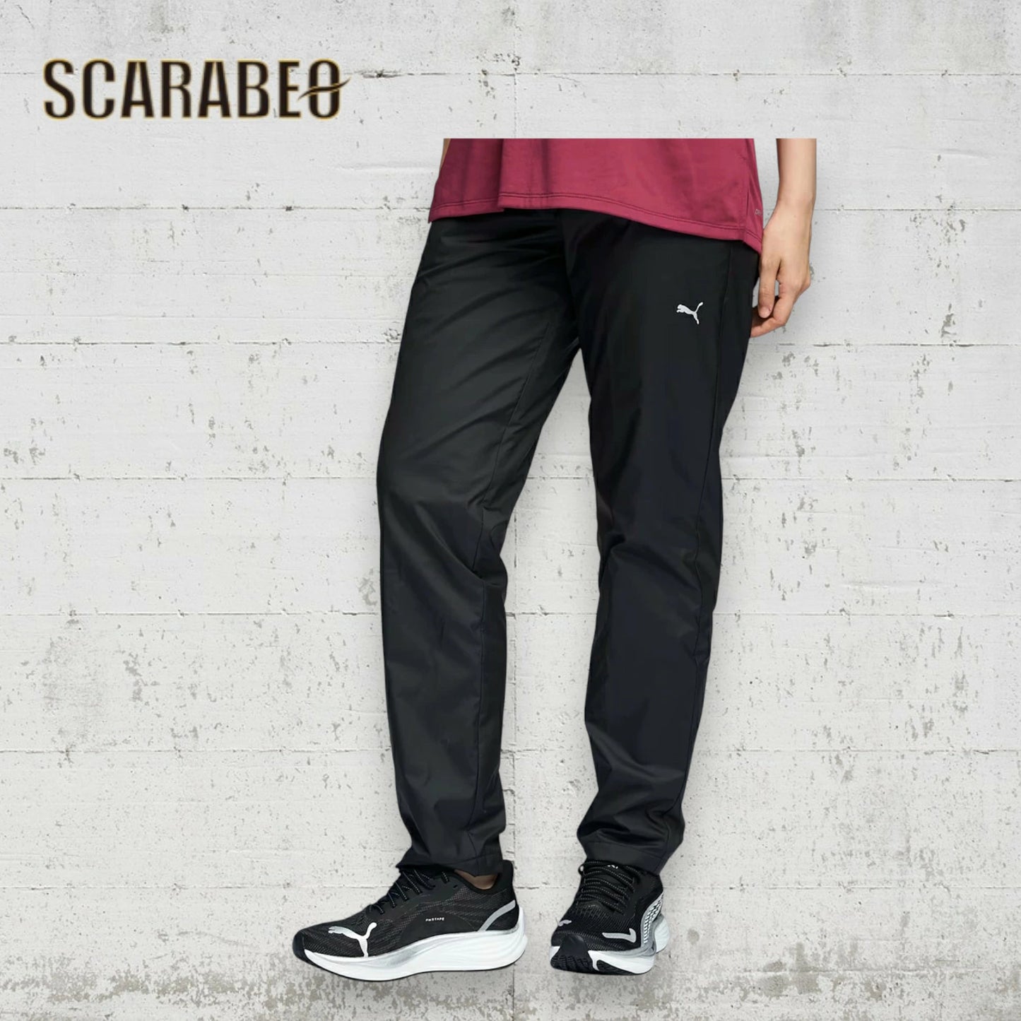 PUMA プーマ ウィメンズ レディース トレーニング パンツ TAD 裏起毛 トリコットライナー WINDCELL スポーツ フィットネス ランニング ヨガ 528005 ブラック 528005