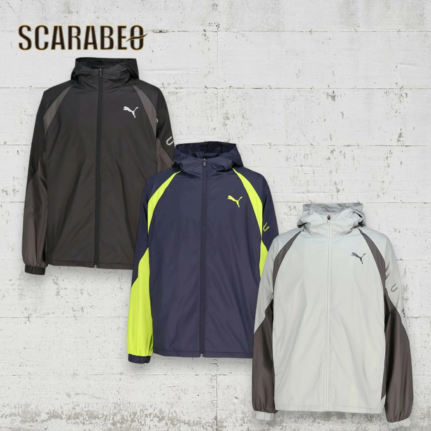 PUMA プーマ ユニセックス サッカーウェア TAD 裏起毛 トリコットライナー フルジップジャケット WINDCELL 撥水 ウィンドブレーカー 528011 ブラック ネイビー グレー 528011