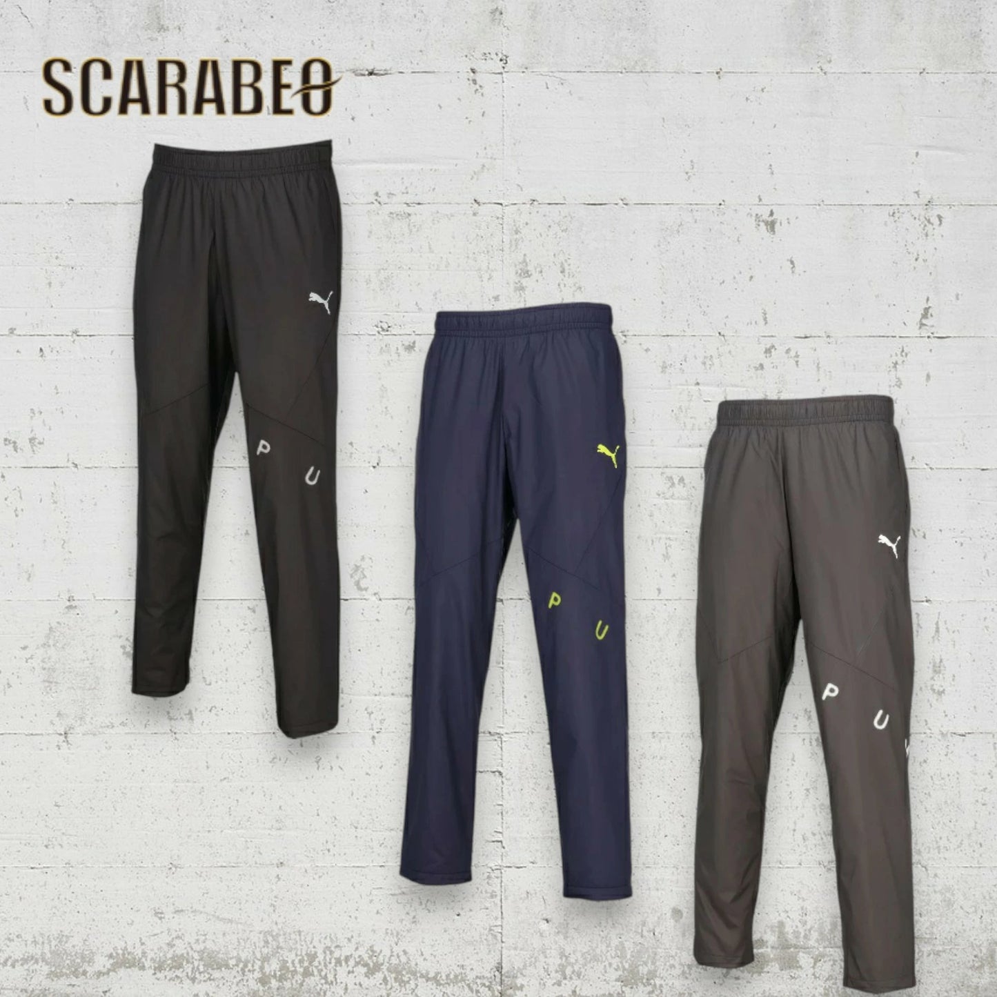 PUMA プーマ ユニセックス サッカーウェア TAD 裏起毛 トリコットライナーパンツ WINDCELL 撥水 ロングパンツ 528012 ブラック ネイビー グレー 528012