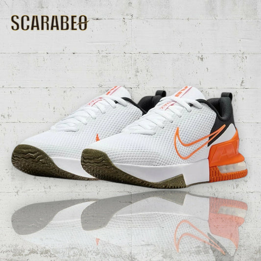 NIKE ナイキ エア マックス アルファ トレーナー 6 メンズ ワークアウトシューズ AIR MAX トレーニング ジム シューズ ホワイト×オレンジ fq1833-109