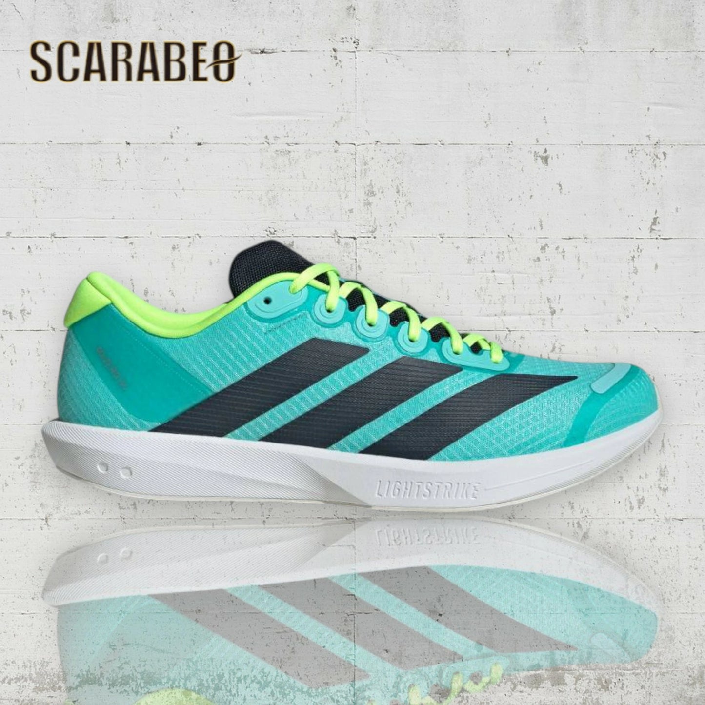 アディダス adidas アディゼロ BK JP6543 ランニングシューズ メンズ レディース ユニセックス 学生 部活用 軽量 クッション性 トレーニング 通学 シューズ jp6543