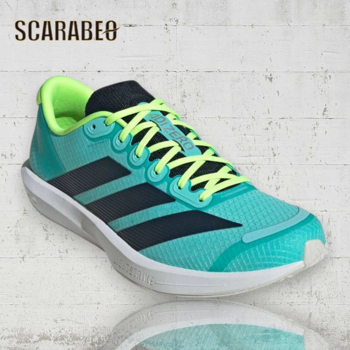 アディダス adidas アディゼロ BK JP6543 ランニングシューズ メンズ レディース ユニセックス 学生 部活用 軽量 クッション性 トレーニング 通学 シューズ jp6543