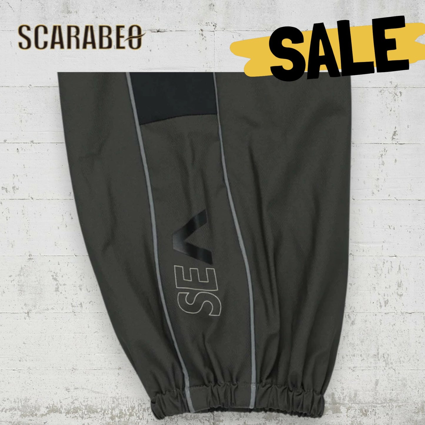RVCA メンズ WIND AND SEA LIGHT P ロングパンツ トレーニングパンツ コラボ ゴムシャーリング black PTK 2024秋冬モデル be042p70