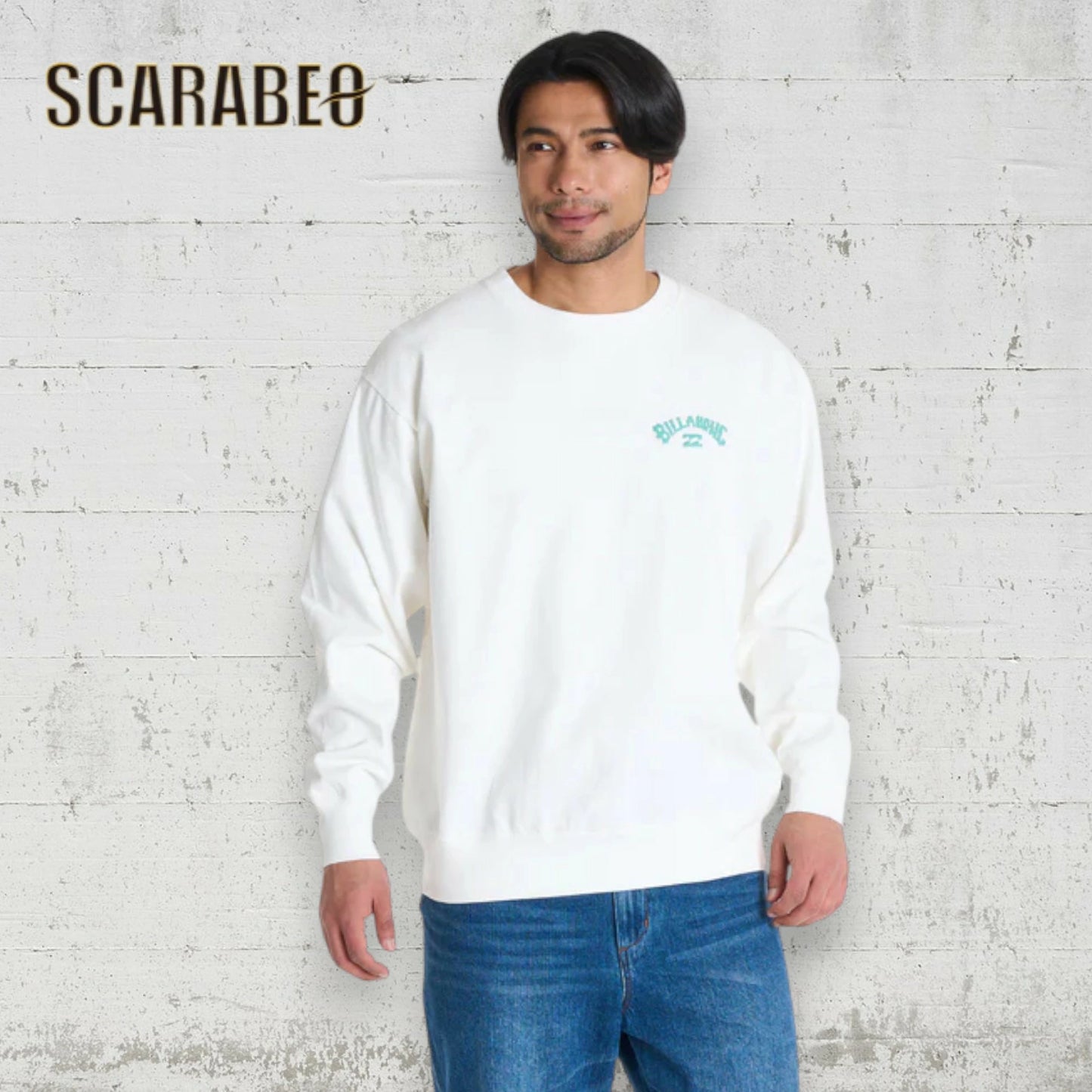 BILLABONG メンズ ARCH LOGO トレーナー スウェット プルオーバー オーバーフィット 2025秋冬モデル OFW bf012002