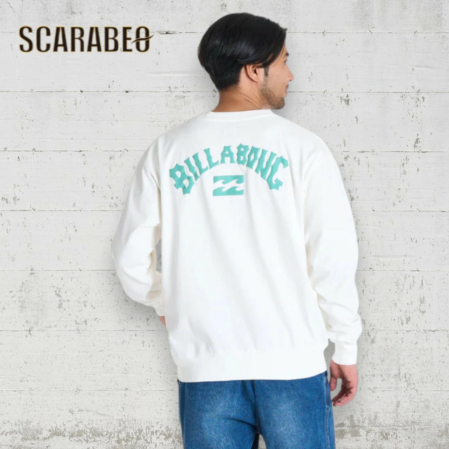 BILLABONG メンズ ARCH LOGO トレーナー スウェット プルオーバー オーバーフィット 2025秋冬モデル OFW bf012002