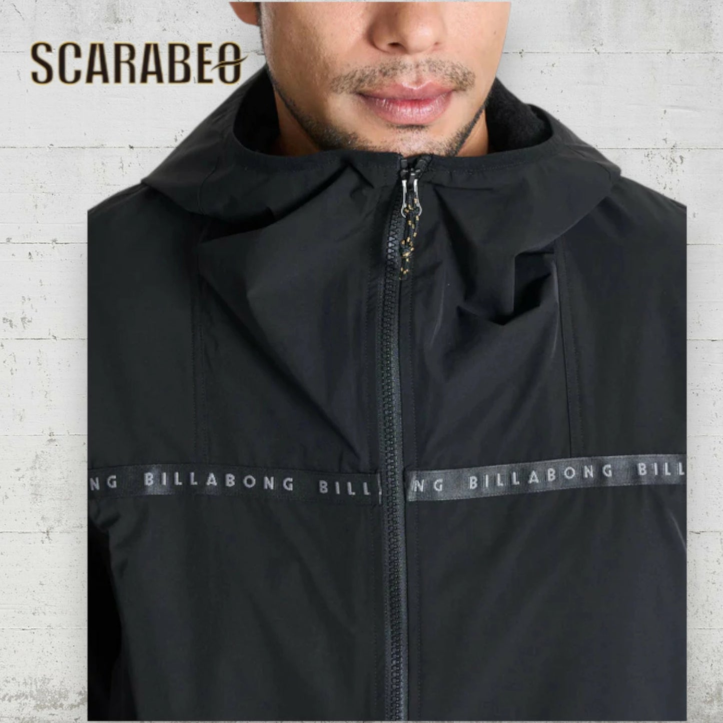 BILLABONG メンズ A/DIV. THERMO MESH ジャケット セットアップ対応 ジップアップパーカー 保温 通気 BLK 2025秋冬モデル BF012015