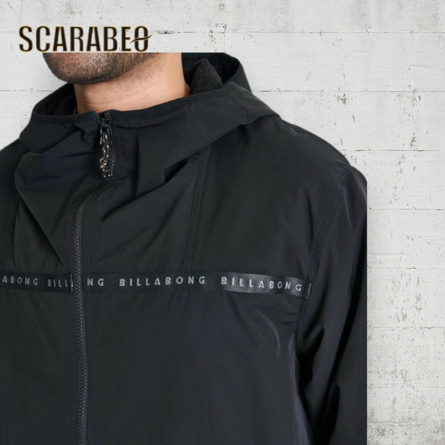 BILLABONG メンズ A/DIV. THERMO MESH ジャケット セットアップ対応 ジップアップパーカー 保温 通気 BLK 2025秋冬モデル BF012015