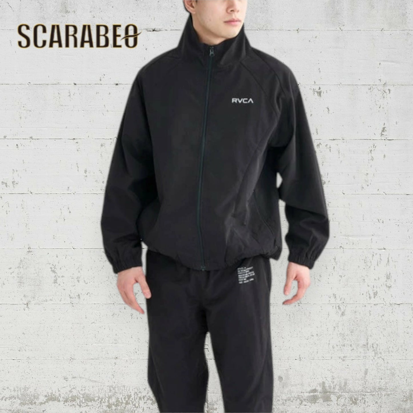 RVCA メンズ MIL NYLON JACKET ナイロンジャケット 撥水 防風 軽量 アウトドア タウンユース BLK 2025秋冬モデル BF042755 bf042755