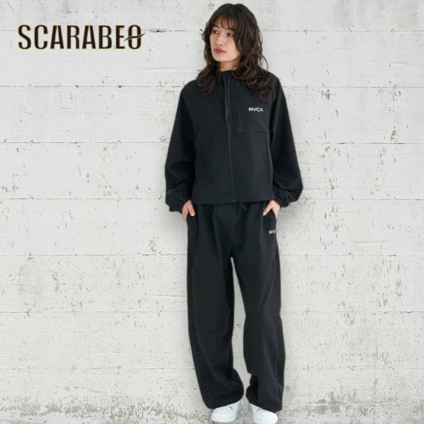 RVCA レディース MINI RVCA TECK PANTS ロングパンツ ソフトシェル 撥水 ストレッチ アウトドア タウンユース BLK 2025秋冬モデル BF044700 bf044700