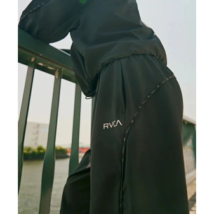 RVCA レディース MINI RVCA TECK PANTS ロングパンツ ソフトシェル 撥水 ストレッチ アウトドア タウンユース BLK 2025秋冬モデル BF044700 bf044700