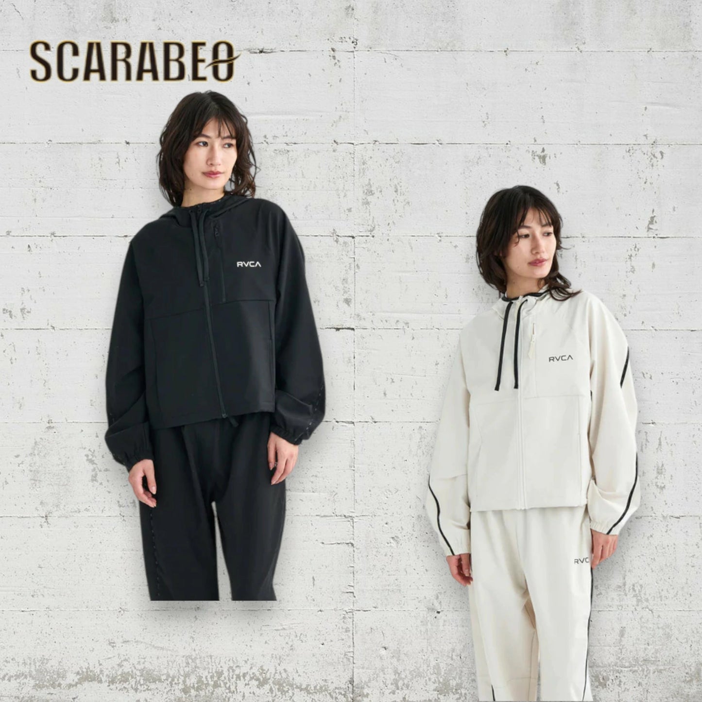 RVCA ルーカ ジャケット レディース MINI RVCA TECH JACKET BF044750 ブラック 黒 撥水 ストレッチ ソフトシェル フーディー 2025年秋冬モデル bf044750
