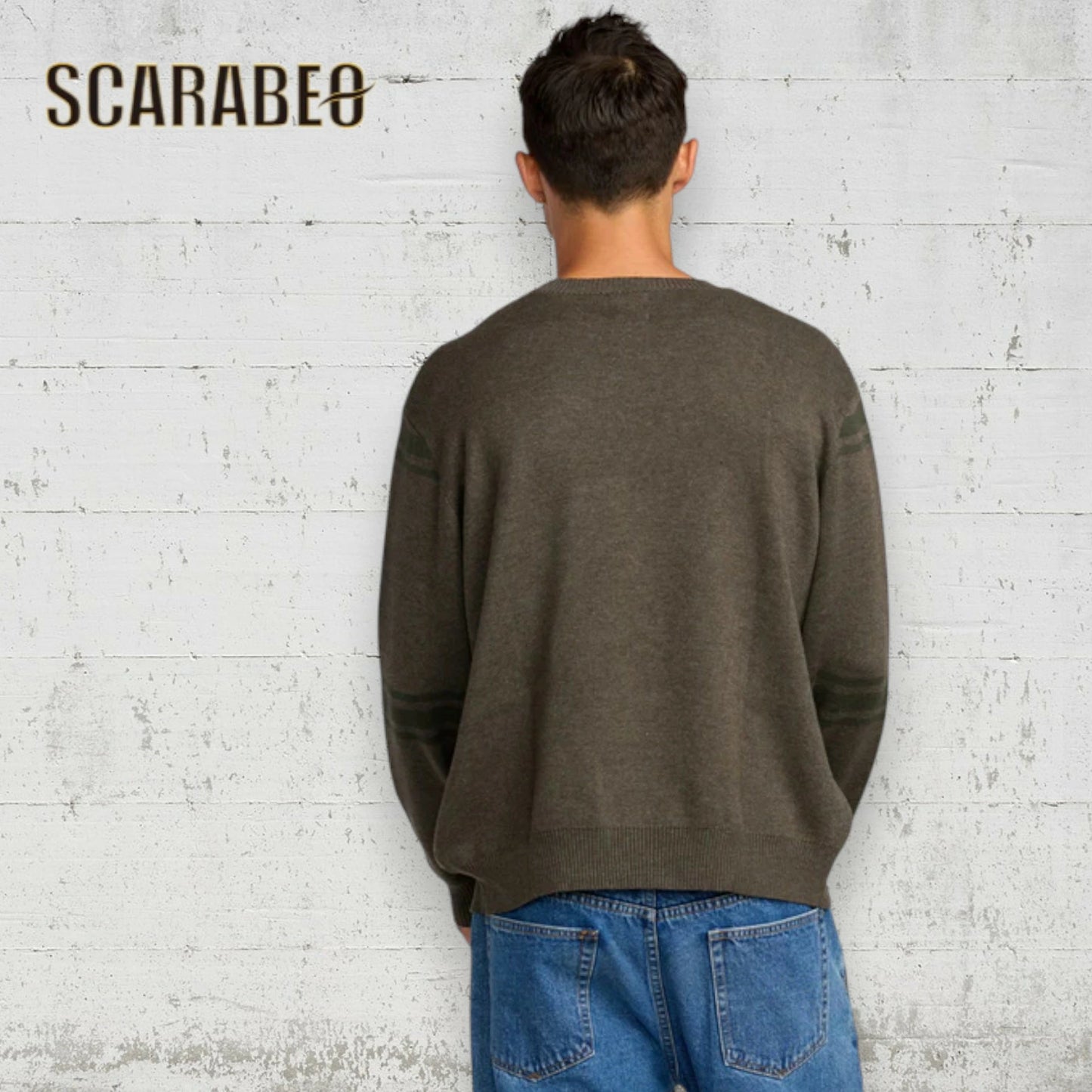 RVCA ルーカ セーター メンズ KSL CREW SWEATER BF042686 MSHR Kevin Spanky Long コラボ クルーネック ニット 2025年秋冬モデル bf042686
