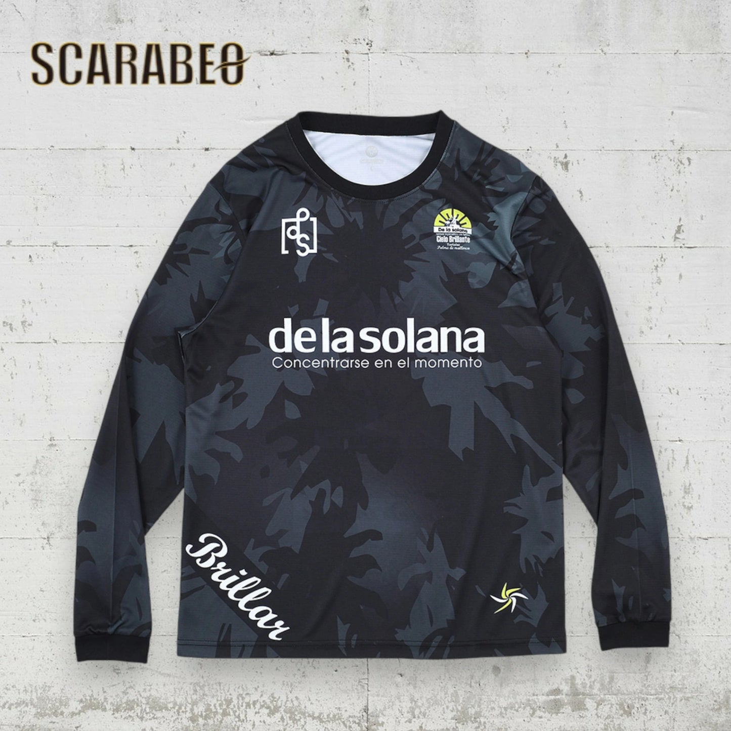 De la solana デラソラーナ 長袖 ロングTシャツ DS25F40 ドライ 吸汗速乾 メンズ トレーニング シャツ サッカー フットサル ウェア 2025年秋冬モデル ds25f40