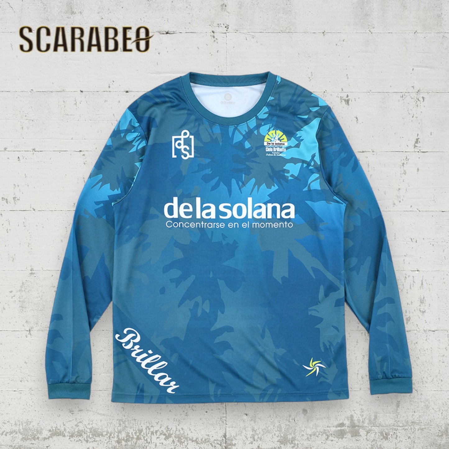 De la solana デラソラーナ 長袖 ロングTシャツ DS25F40 ドライ 吸汗速乾 メンズ トレーニング シャツ サッカー フットサル ウェア 2025年秋冬モデル ds25f40