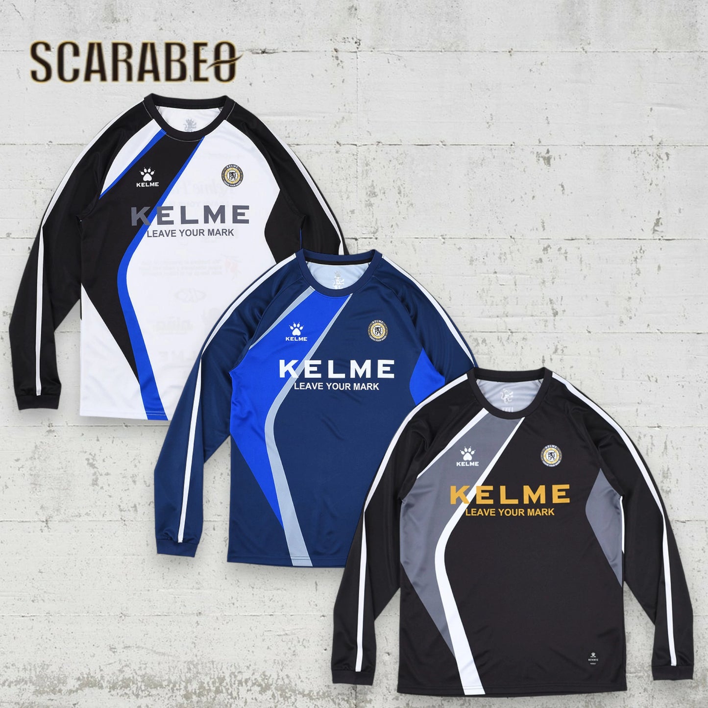 KELME ケルメ Pasion ロング プラクティスシャツ KC25F301 メンズ 長袖 サッカー フットサル 練習着 昇華プリント 2025年秋冬モデル kc25f301