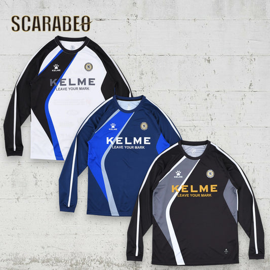 KELME ケルメ Pasion ロング プラクティスシャツ KC25F301 メンズ 長袖 サッカー フットサル 練習着 昇華プリント 2025年秋冬モデル kc25f301