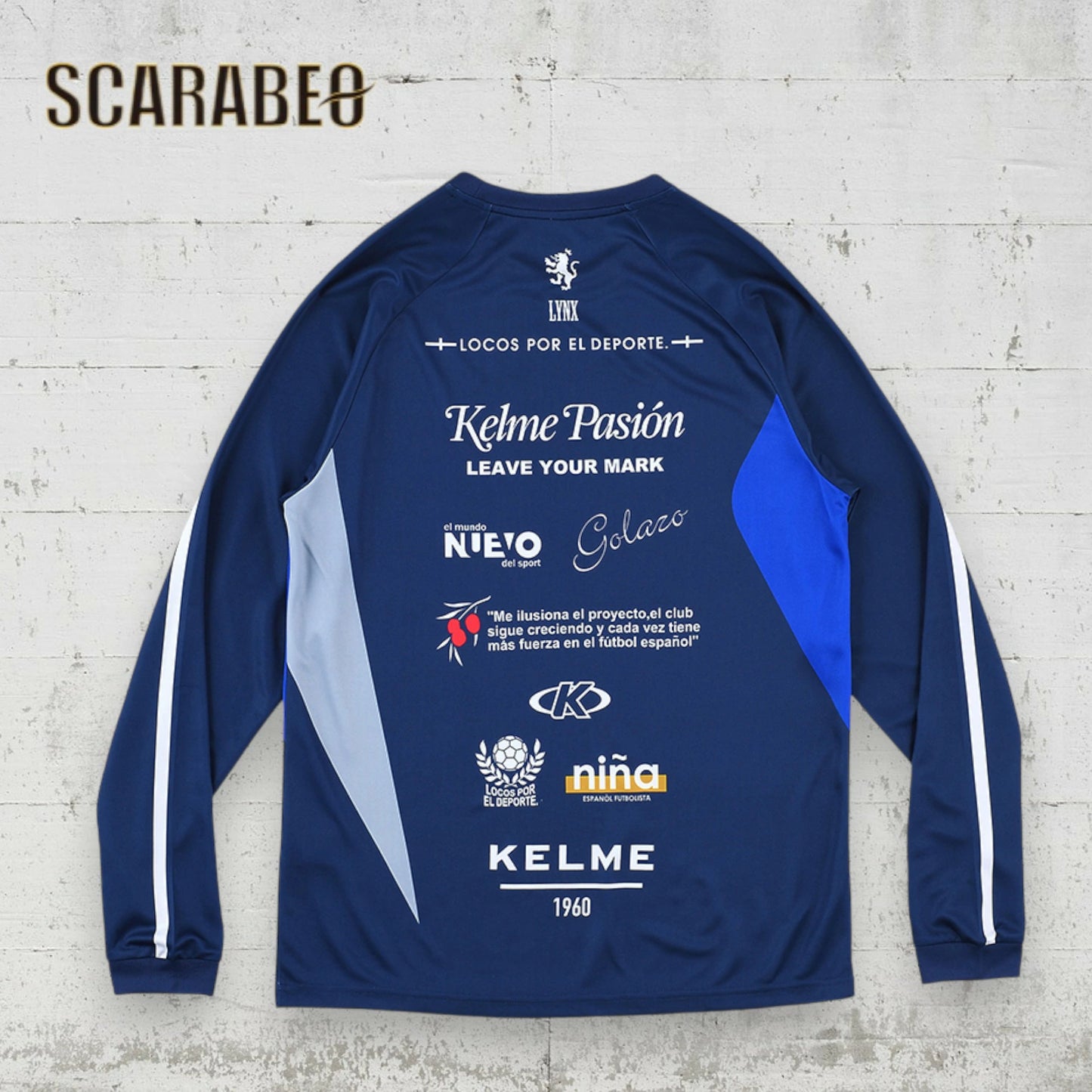 KELME ケルメ Pasion ロング プラクティスシャツ KC25F301 メンズ 長袖 サッカー フットサル 練習着 昇華プリント 2025年秋冬モデル kc25f301