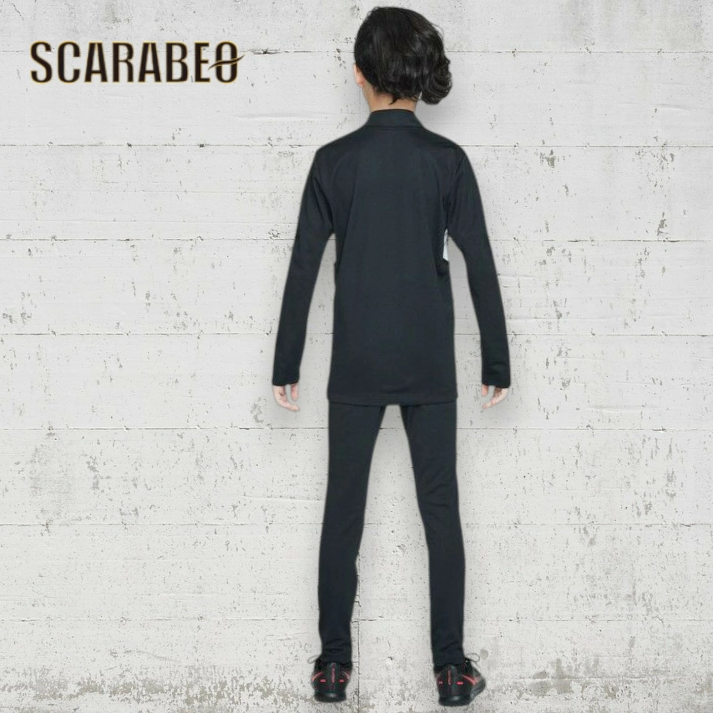 ナイキ アカデミー トラックスーツ ジュニア 上下セット NIKE YTH Dri-FIT Academy サッカー フットサル トレーニングウェア HJ3715-010 ブラック×ホワイト hj3715-010