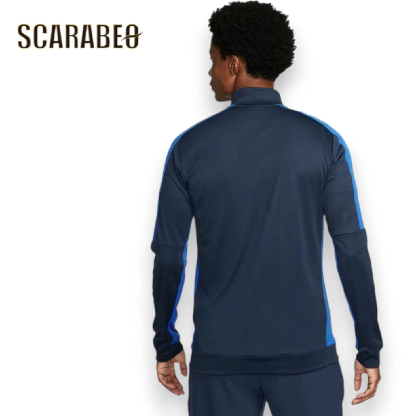 ナイキ メンズ サッカーウェア DF アカデミー トラックジャケット ピステトップ DR1681-451 NV/オブシディアン/ロイヤルブルー/ホワイト NIKE Dri-FIT フルジップ ジャージ 吸汗速乾 dr1681-451