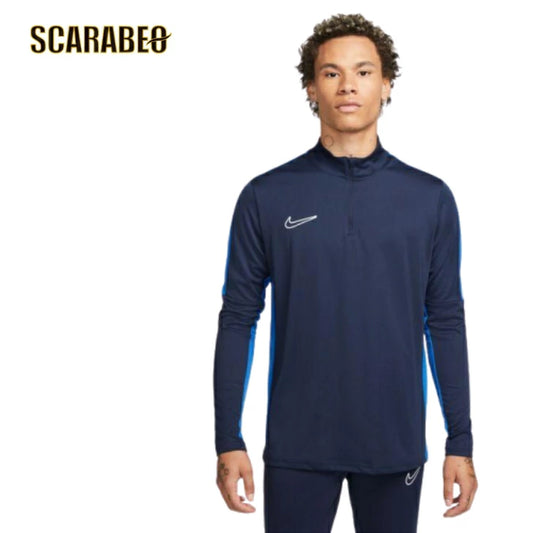 ナイキ メンズ サッカーウェア DF アカデミー ドリルトップ 長袖 プラクティスシャツ DR1352-451 NV/オブシディアン/ロイヤルブルー/ホワイト NIKE Dri-FIT トレーニングウェア 練習着 dr1352-451