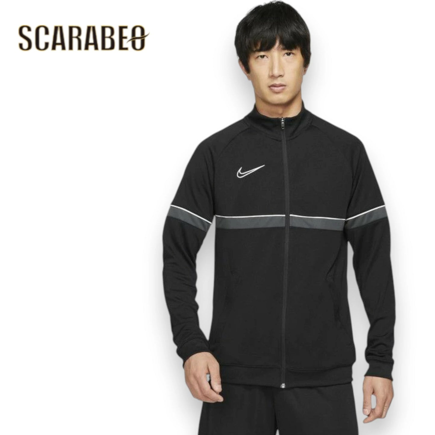 ナイキ メンズ DRI-FIT アカデミー21 トラック ニットジャケット CW6113-014 NIKE サッカー トレーニングウェア 長袖 ジャージ 吸汗速乾 ストレッチ cw6113-014