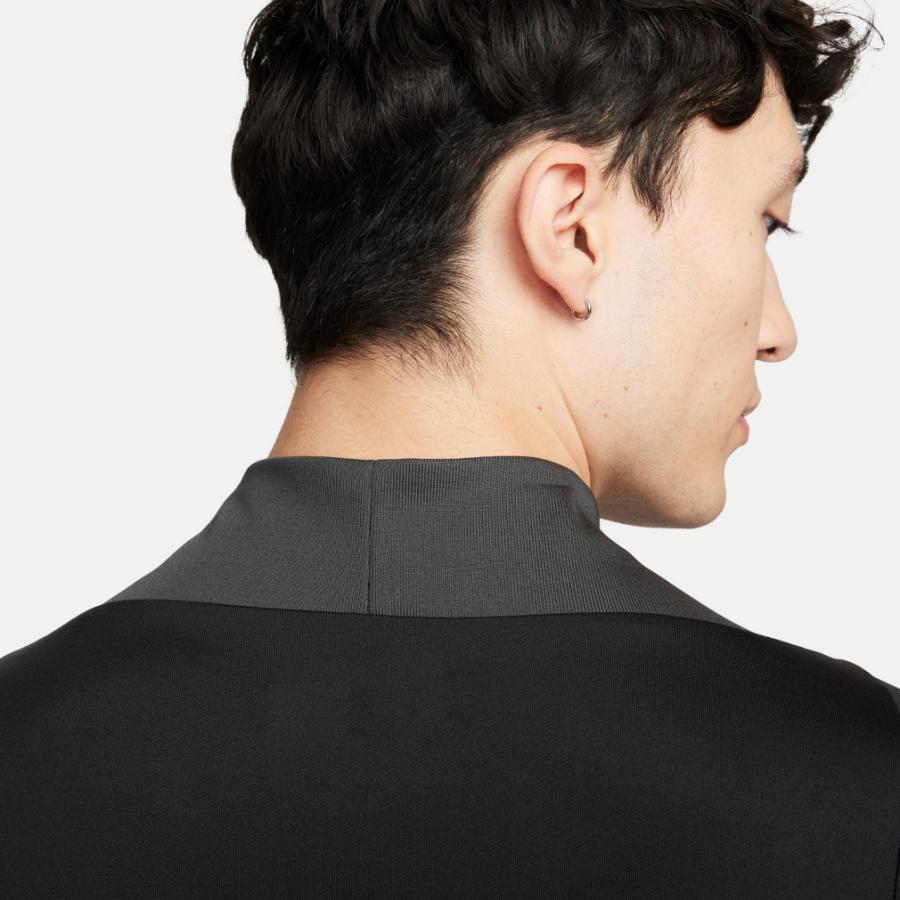 ナイキ メンズ Dri-FIT ストライク ロングスリーブ ドリルトップ FN2404-010 NIKE サッカー トレーニングウェア 長袖 吸汗速乾 1/2ジップ スリムフィット fn2404-010