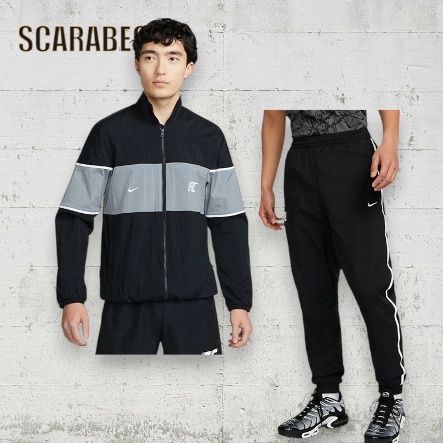 ナイキ NIKE レペル F.C. トラックスーツ 上下セット メンズ サッカー フットサル トレーニングウェア 撥水 軽量 フルジップジャケット＆パンツ ブラック NIKE FC RPL TRACK JACKET & PANTS dv9774-dv9796-010