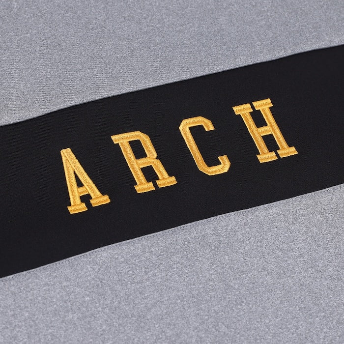 Arch アーチ BB rim ジャージ クルーネック トレーナー グレー T725-105 バスケウェア ジャージ生地 ゆったり ラグラン メンズ レディース t725-105