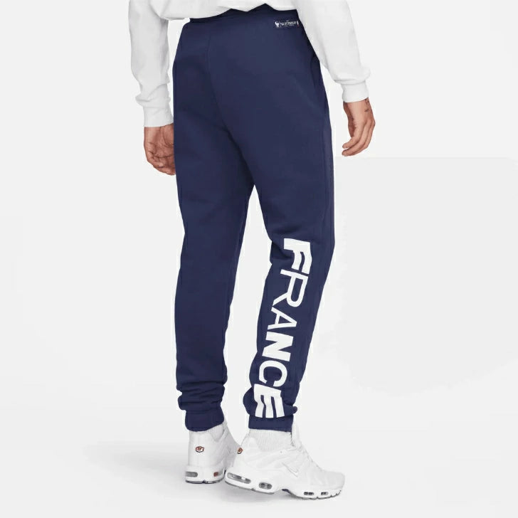 アディダス adidas フランス代表 2022 GFA フリースパンツ BB ネイビー メンズ 大人用 綿80％ ポリエステル20％ サッカーウェア dh4989-410