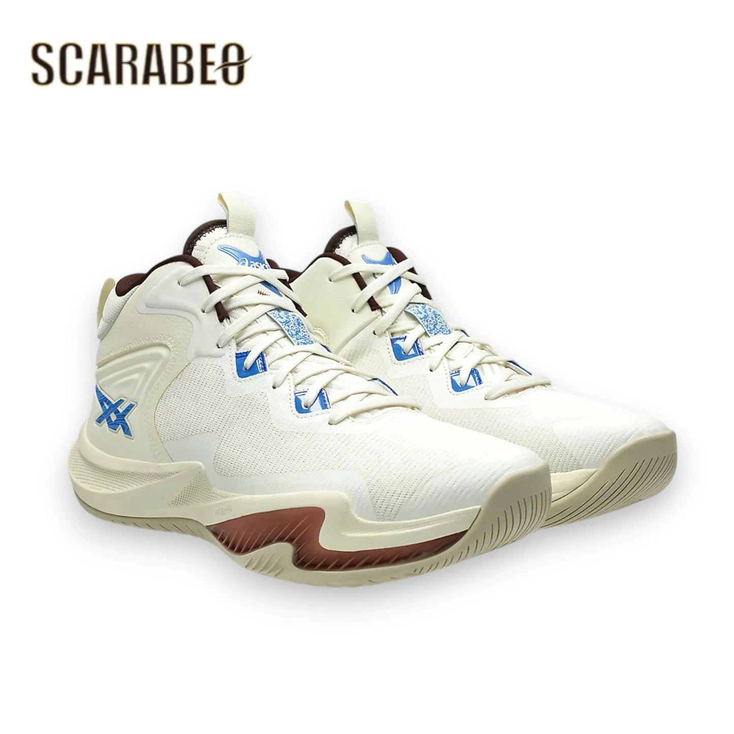 asics アシックス NOVA SURGE 3 ノヴァサージ 3 バスケットボールシューズ Ivory/Blue Coast メンズ 1061A048-750 クッション バウンスモデル ジャンプ アップ 高反発 FF BLAST PLUS 1061A048-750