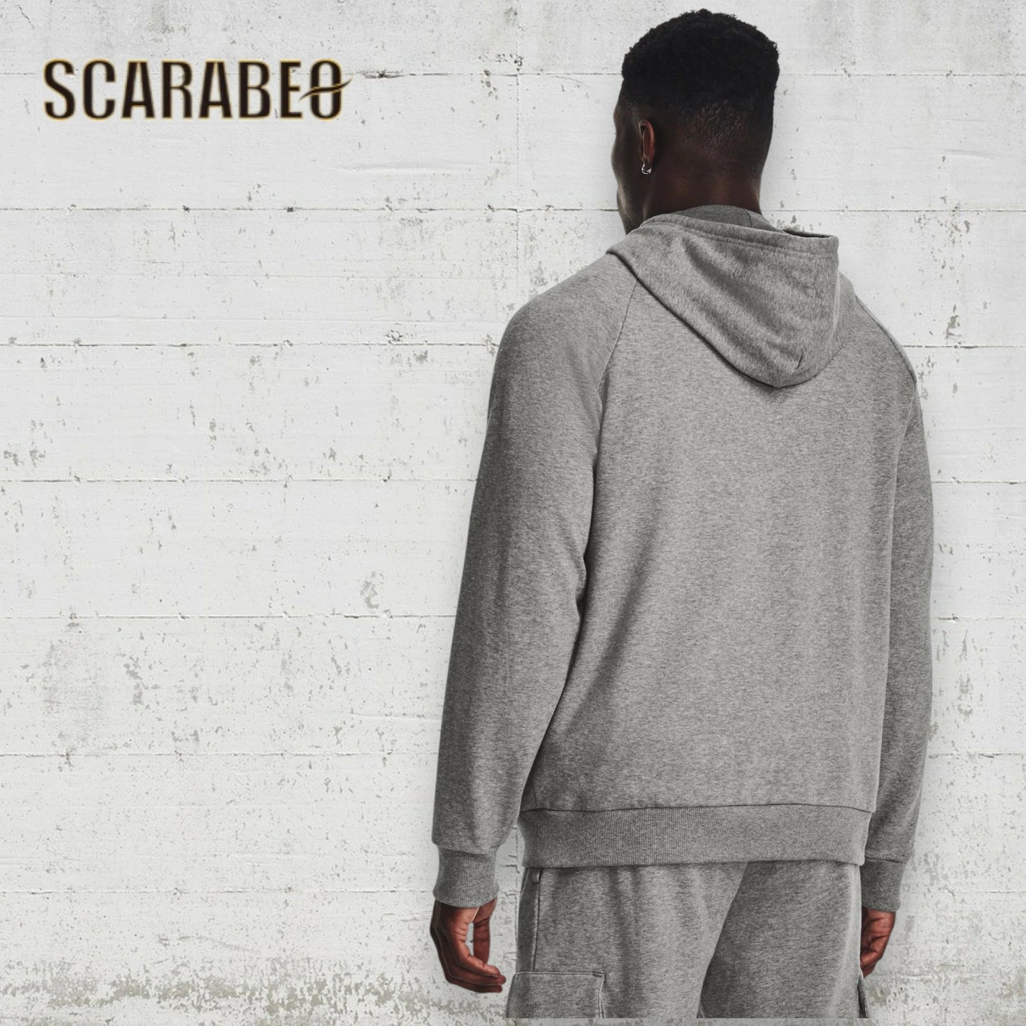 UNDER ARMOUR アンダーアーマー UA ライバル フリース ロゴ フーディー パーカー スウェット 裏起毛 メンズ 1379758 トレーニング 吸汗速乾 防寒 Black/White Castlerock Light Heather 1379758