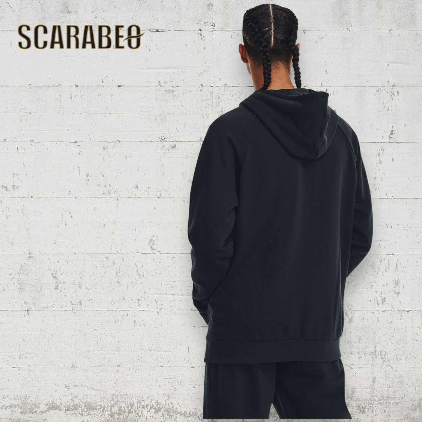 UNDER ARMOUR アンダーアーマー UA ライバル フリース ロゴ フーディー パーカー スウェット 裏起毛 メンズ 1379758 トレーニング 吸汗速乾 防寒 Black/White Castlerock Light Heather 1379758