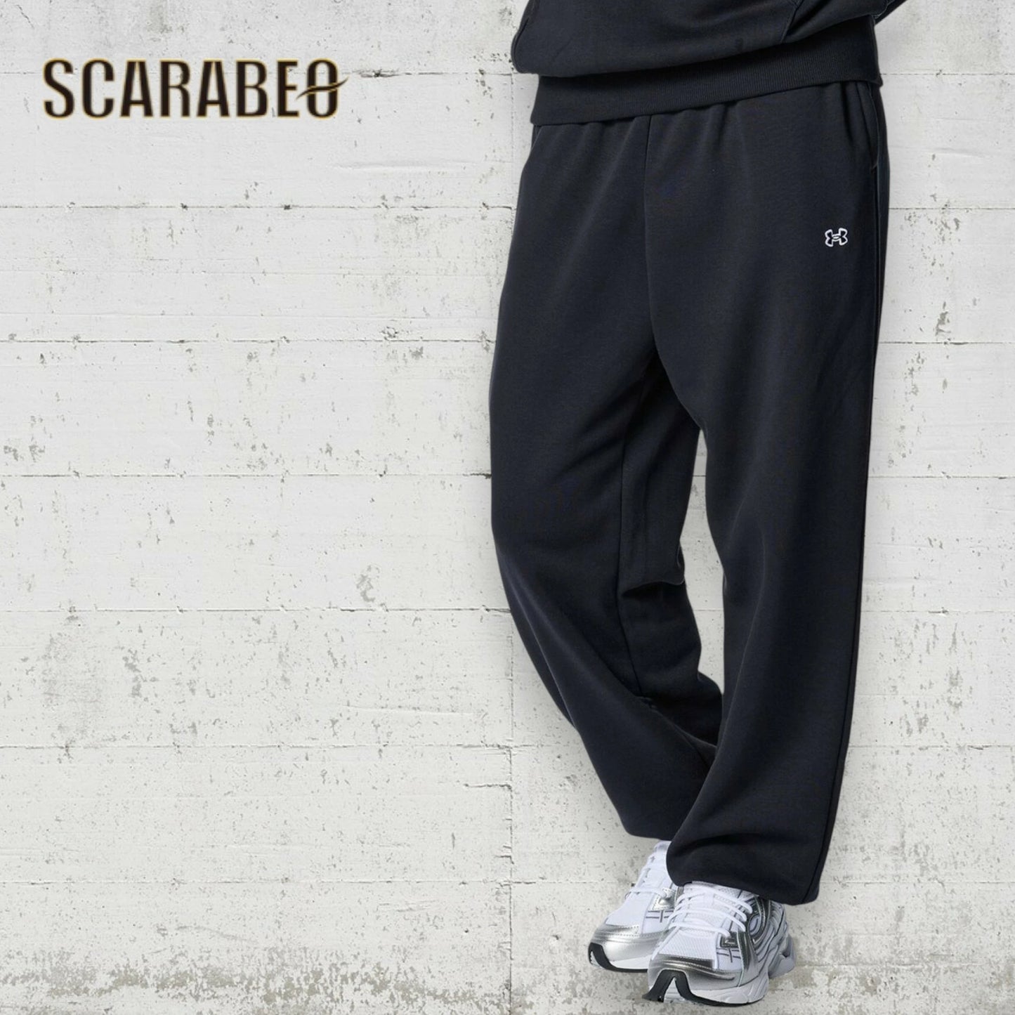 UNDER ARMOUR アンダーアーマー UA ライバル フリース オーバーサイズド パンツ レディース スウェット 裏起毛 6007714 トレーニング 吸汗速乾 防寒 Black/Mod Gray Light Heather 6007714