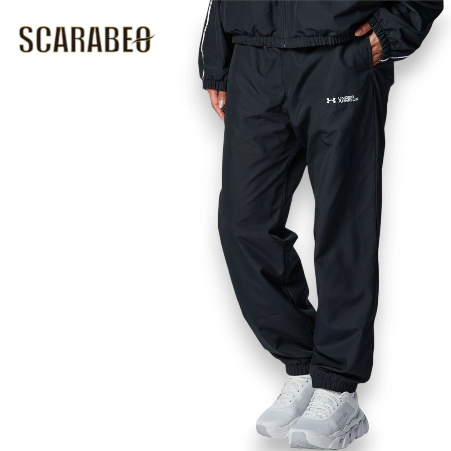 UNDER ARMOUR アンダーアーマー UA トリコット ライナー ウーブン パンツ レディース トレーニング 撥水 防寒 6007722 Black 6007722-001