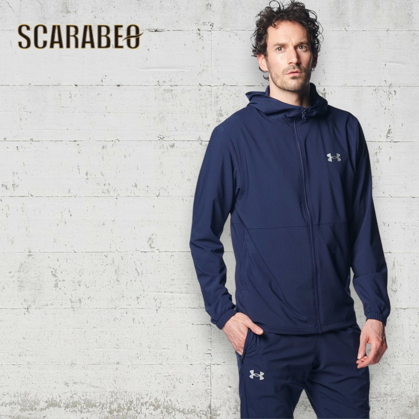 アンダーアーマー ジャケット メンズ UA ストレッチウーブン フルジップ フーディー 1378243 ベースボール 野球 トレーニング ウォームアップ 裏メッシュ 長袖 軽量 UNDER ARMOUR 1378243