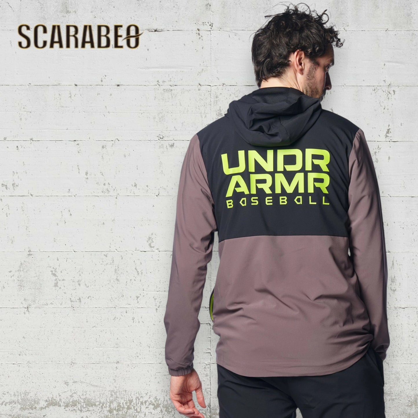 アンダーアーマー ジャケット メンズ UA ストレッチウーブン フルジップ フーディー 1378243 ベースボール 野球 トレーニング ウォームアップ 裏メッシュ 長袖 軽量 UNDER ARMOUR 1378243